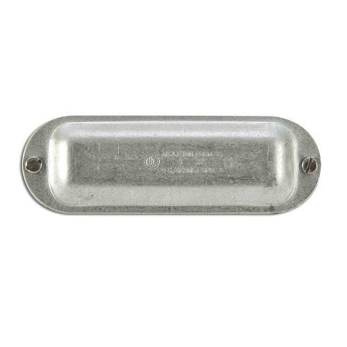 Appleton® UNILETS™ K50 Blank Conduit Body Cover, 1/2 in Hub, For Use With Form 35™ UNILETS™ Conduit Outlet Body, Steel, Zinc Electroplated