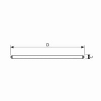 236893Philips ALTO® Plus 236893 800 Type TL High Output Fluorescent Lamp, 86 W, G13/R17D Recessed Double Contact, 8100 Lumens, 62 CRI, 5000 K, 96 in L