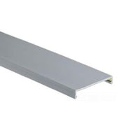 Panduit® Panduct® C2LG6 Type NC Wiring Duct Cover, 6 ft L x 2-1/4 in W x 0.35 in H, PVC, Light Gray