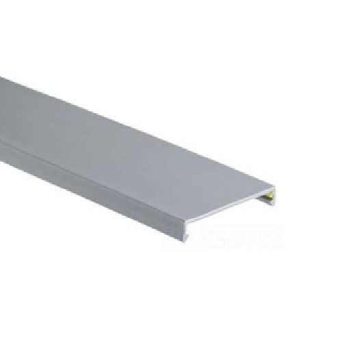 Panduit® Panduct® C2LG6 Type NC Wiring Duct Cover, 6 ft L x 2-1/4 in W x 0.35 in H, PVC, Light Gray