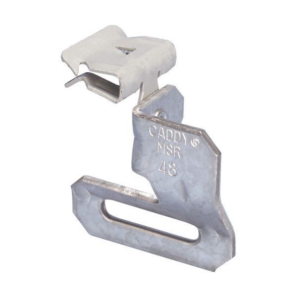 MSR58nVent CADDY MSR58 90 deg Strap Hanger With Flange Clip, Steel, Caddy Armour/Pre-Galvanized