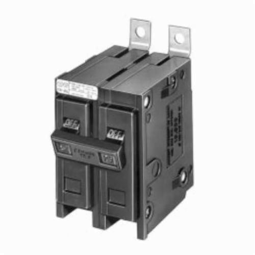 BAB2090EATON QuickLag® BAB2045 Type BAB Miniature Circuit Breaker, 120/240 VAC, 45 A, 10 kA Interrupt, 2 Poles, Non-Interchangeable Thermal Magnetic Trip