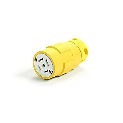 Woodhead® 2982 130142 Female Connector With Locking Blade, 480 VAC, 30 A, 4 Poles, 5 Wires, Yellow