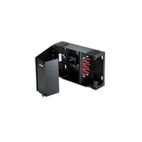 Leviton® OPT-X® 5W120-N SDX Empty Small Size Enclosure With Split Metal Door and Lock/Key, 13 in W x 3-1/2 in D, 16 ga Steel/Ensolite/Plastic