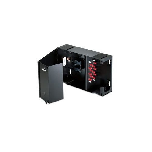 Leviton® OPT-X® 5W120-N SDX Empty Small Size Enclosure With Split Metal Door and Lock/Key, 13 in W x 3-1/2 in D, 16 ga Steel/Ensolite/Plastic