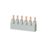 5ST3665-0HGSentron™ 5ST3665-0HG 3-Phase Fixed Length Pin Busbar, For Use With 5SJ4-.HG Miniature Circuit Breaker, 16 sq-mm Spacing, 2-Pole, 115 A, 480Y/277 VAC, Copper