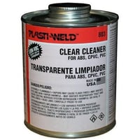 G80336SMORRIS Plasti-Weld™ G80336S 803 Series PVC Cleaner, For Use With ABS/PVC/CPVC Pipe and Fittings, Clear, 1 qt Can
