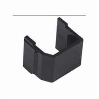 SFBB10HUBBELL® iStation SFBB10 AV Connector, Blank Module, Snap-On Mount, Plastic, Black