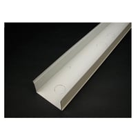 Wiremold® V3000B Raceway Base, 10 ft L x 2-3/4 in W x 1-15/32 in H, Steel, Ivory