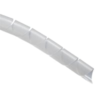 SRPE-625-9-CCatamount® SRPE-375-9-C Reverse Cut Spiral Wrap, 3/8 in OD Dia x 100 ft L x 0.052 in THK, Polyethylene, Natural