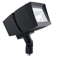 RAB FFLED39N Floodlight Fixture With ON/OFF Driver, LED Lamp, 41 W Fixture, 100 to 240/277 VAC, Bronze Housing