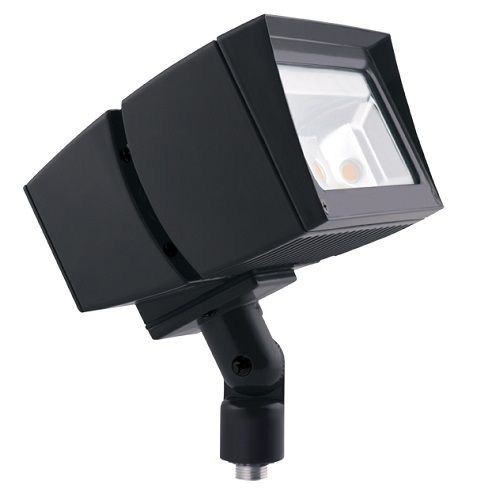 RAB FFLED39N Floodlight Fixture With ON/OFF Driver, LED Lamp, 41 W Fixture, 100 to 240/277 VAC, Bronze Housing
