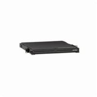 5R1UM-S03Leviton® OPT-X® 5R1UM-S03 1000i SDX Empty Distribution and Splice Enclosure With Sliding Tray, 1U Rack, Black, Santoprene/Steel