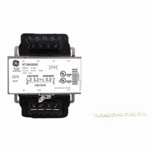 9T58K0047GE 9T58K0044 Encapsulated Type IP Control Transformer, 480 VAC Primary, 115 VAC Secondary, 0.1 kVA, 60 Hz, 1 Phase