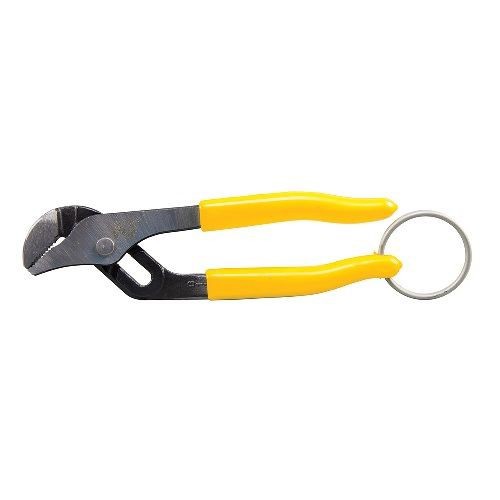 Klein® D502-6TT Adjustable Pump Plier With Tether Rings, 7/8 in Nominal, 8 in OAL