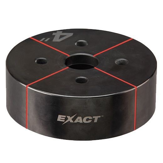 Milwaukee® EXACT™ 49-16-2678 Knockout Die, 4 in Conduit/Pipe, Steel, 10 ga Mild Steel/12 ga Stainless Steel