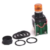 800H-PRTH16AAPAllen-Bradley, 800H-PRTH16AAP, 30.5mm Type 4/4X/13 Pilot Light, Xfmr, Push-to-Test, LED, Amber, 120V AC 50/60 Hz, 1 N.O. - 1 N.C. Sealed Switch