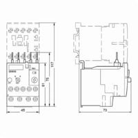 3RU1116-1DB0Siemens SIRIUS 3RU1116-1GB0 Thermal Overload Relay, 1NC-1NO Contact