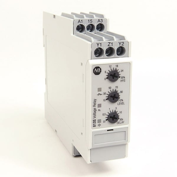 813S-V1-500V-230Allen-Bradley, 813S-V1-500V-230, Next Generation Dedicated Function Motor Protection Relays, Single Phase Voltage Relay, 2...500V AC/DC max monitoring, 115/230V AC control power