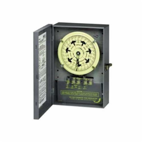 T7802BIntermatic® T7802B T7000B Electro Mechanical Mechanical Timer Switch, 3-1/2 hr to 7 days Setting, 208 to 277 VAC, 10 hp, DPDT Contact, 2 Poles
