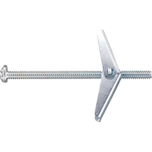 04251-PWRDeWALT® 04251-PWR Toggle Bolt, 1/4 in Screw, 5 in OAL, Steel, Round Head, 5/8 in Drill