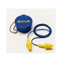 080529-40001E-A-R™ UltraFit™ Corded Reusable Ear Plug, Multi-Flange, 25 dB, Yellow Plug
