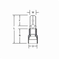 TV14-250MD-LCatamount® TV10-250MD-XV Insulated Male Disconnect With Copper Sleeve, 12 to 10 AWG Conductor, 0.25 in W x 0.032 in THK Tab, Brass, Yellow