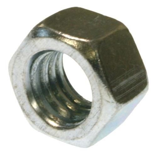 Metallics JN165 Finished Hex Nut, Imperial, 3/8-16, 2 Steel, Right Hand Thread Direction, Zinc Plated