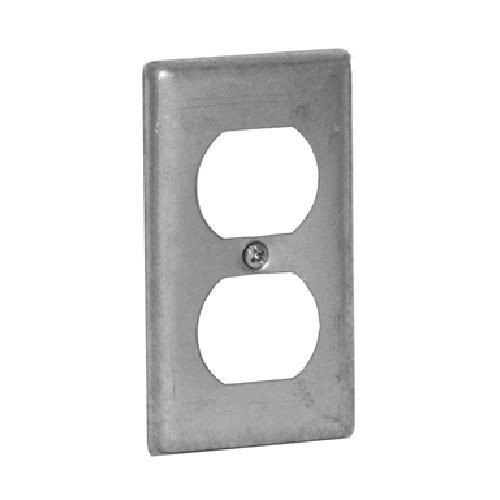 Crouse-Hinds Thepitt® TP616 Utility Box Cover, 4 in L x 2-1/8 in W, Steel