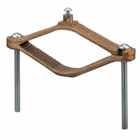 NSI G-13 Heavy Duty Grounding Clamp, 10 to 2 AWG Conductor, Silicon Bronze