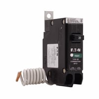QB1020CAFEATON QuickLag® QB1020CAF Type QB Combination AFCI Circuit Breaker, 70 to 160 VAC, 20 A, 10 kA Interrupt, 1 Poles