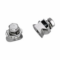 B-Line 4Dimension™ 4DDN228ZN Dual SH Slot Dovetail Nut, 3/8-16 in Thread, 325 lb Pull-Out Strength, 55 lb Slip Strength, Back-to-Back - 4D22 Channel, 19 ft Torque, For Use With Strut Channel System and Bolted Framing, Steel