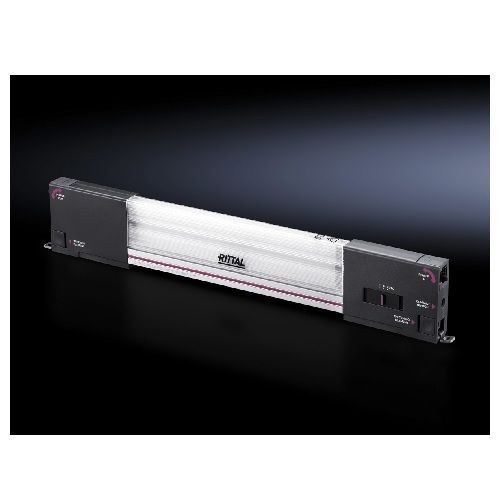 Rittal 2500300 Straight LED System Light, 100 to 240 VAC, 1 Lamp, Extruded Aluminum