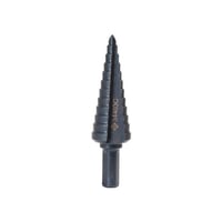 34403CGreenlee® Kwik Stepper® 34403C Multi-Hole Step Bit, 3/16 in Dia Min Hole, 7/8 in Dia Max Hole, 12 Steps, 10 ga Stainless Steel, 12 Hole Sizes