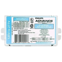 Philips Advance ICF2S13H1LDK Electronic Compact Fluorescent Ballast, CFQ13W/G24Q Lamp, 13 W, 120 to 277 VAC, Programmed