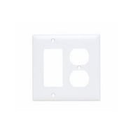 Pass & Seymour® Sierraplex® SP826 Standard Combination Wallplate, 1 Gang, Brown, 5 in, Thermoplastic