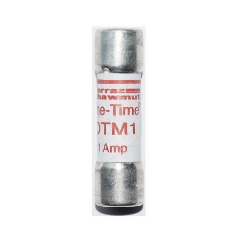 Mersen OTM1 Low Voltage Fast Acting Fuse, 1 A, 250 VAC, 10 kA, Class Midget, Cylindrical Body
