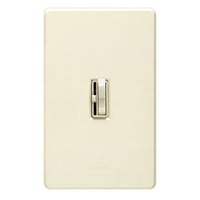 AYFSQ-F-LAAriadni® Toggler® AYFSQ-F-LA 1-Pole 3-Way Traditional Fan Control Switch, 120 VAC, 1.5 A, 3-Speed/Quiet Operational Mode, Light Almond