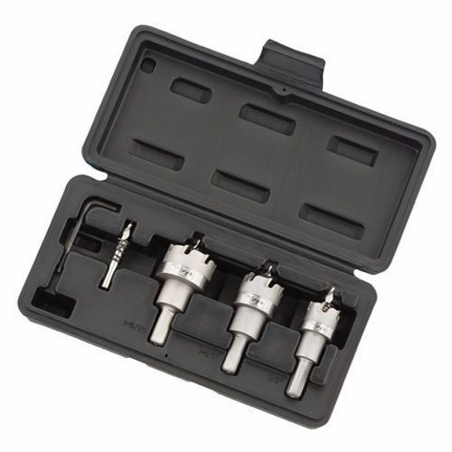 36-311IDEAL® TKO™ 36-311 Hole Cutter Kit, 4 Pieces, For Use With Sheet Metal Cutting, Stainless Steel Cutting, Carbide Tipped