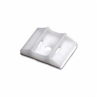 MCNY-1250-9-CTy-Rap® MCNY-1250-9-C Cable Tie Cradle, 2-Way, Adhesive/Threaded Mount, 0.3 in W Tie, Nylon/Polyamide 6.6, Natural