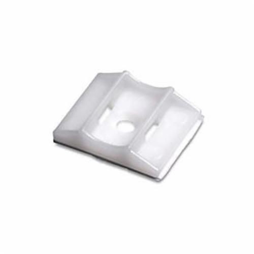 MCNY-1250-9-CTy-Rap® MCNY-1250-9-C Cable Tie Cradle, 2-Way, Adhesive/Threaded Mount, 0.3 in W Tie, Nylon/Polyamide 6.6, Natural