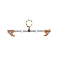 A550000WERNER® A550000 I-Beam Sliding Anchor, For Use With 3-1/2 to 14 in x 1-1/4 in THK Beam Flanges, Aluminum, Gray