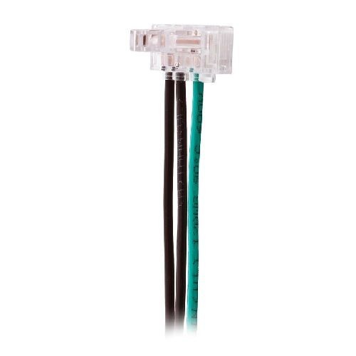Hubbell® SNAP Connect® SNAPSP1NA Switch Pigtailed Single Pole Connector, 15/20 A, 12 AWG Wire, Lead