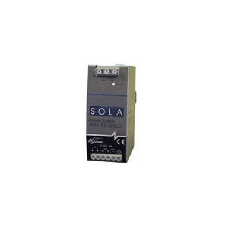 SolaHD SDN2.5-24-100P SDN-P Compact Power Supply, 115/230 VAC Input, 24 VDC Output, 60 W Power Rating, 1.3/0.7 A, DIN Rail Mount