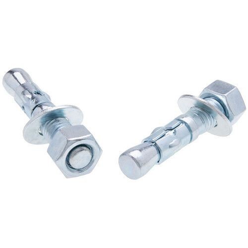 TS385Metallics TS385 TS Wedge Anchor, 3/8 in Dia, 5 in OAL, 3-7/8 in L Thread, Steel, Zinc