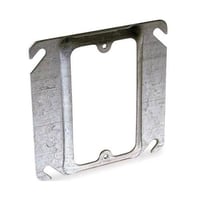 RACO 773 Square Cover, 4 in, 1 Device, 3/4 in Raised, Mud Ring