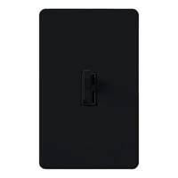 Ariadni® Toggler® C.L™ AYCL-253P-BL 3-Way Dimmer Switch, 120 VAC, 1 Pole, Slide On/Off Operation, Black