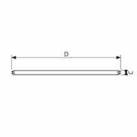 280792Philips ALTO® 281675 Fluorescent Lamp, 32 W, G13 Medium Bi-Pin, 2950 Lumens, 85 CRI, 3500 K, 48 in L
