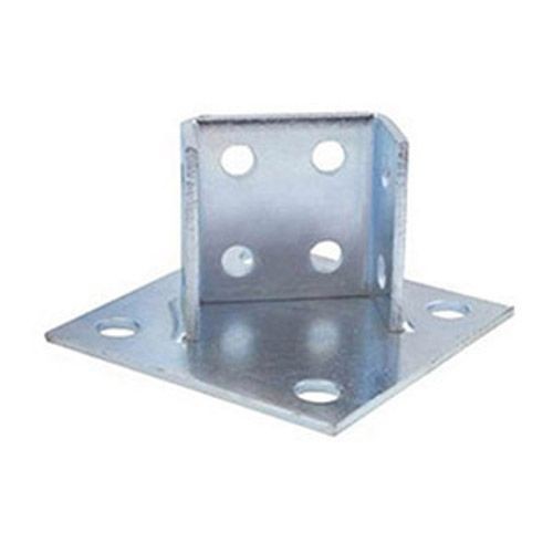 B-Line B281SQZN Type U Square Post Base, 2 Channel, Centered Channel Position, 3-1/2 in H Base, For Use With 1-5/8 x 1-5/8 in B22A, B22B and B22C Series Side by Side Channel, Steel