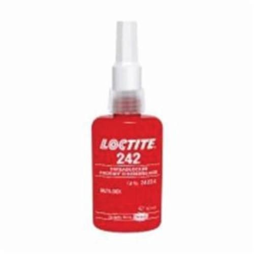 135355Loctite® 135355 242® 1-Part Medium Strength Removable Threadlocker, 50 mL Bottle, Liquid Form, Blue